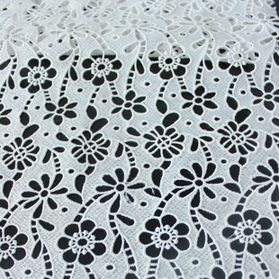 XS1616 High Standard In Quality Cotton French Guipure Embroidery Lace Fabric