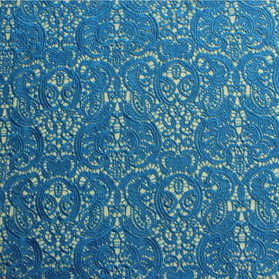 XS1354 Fashion Design Turquoise Vintage Lace Fabric Embroidery Fabric