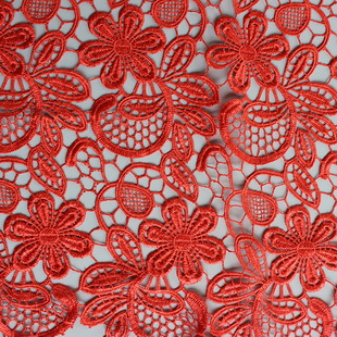 XS1377 Charming Dress Fabric Wholesale Textile Cord Lace Guipure Fabric For Party Dress