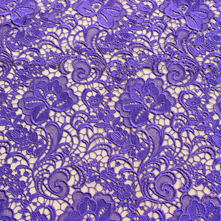 XS1421 Purple Luxury Voile Lace Beautiful Swiss African Lace Fabrics For Party Dress 