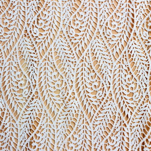 XS1482 Graceful Soft Guipure Lace Fabric With Wheat Patterns For Women Apparel