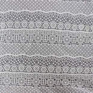 XS1563 High Fashion Nigeria Guipure Lace Fabric On Sale Spun Polyester Embroidery Lace