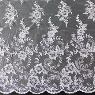 Ribbon Lace Embroidered Fabric XP0700