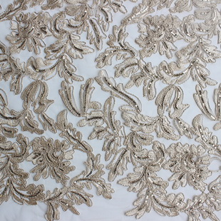 Ribbon Lace Embroidered Fabric XP0713