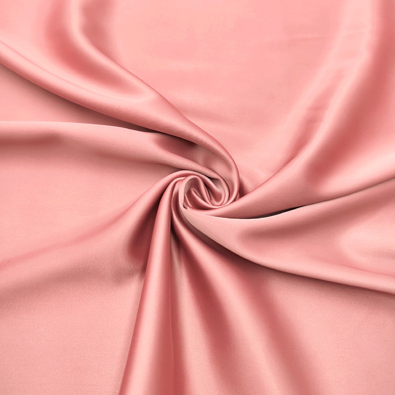 XCN116 Fake Acetate Satin Fabric Polyester For Women's Dress Fabric Gift Box Fabric Skirt Lining Fabric