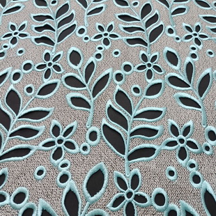 XS1711 Two-tone Lace Fabric Chemical Lace Fabric Lace Polyester
