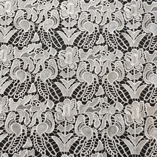 XS1715 Poly Lace Guipure Fabric Flower Face For Wholesale