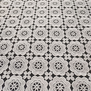 XS1719 Chemical Lace Embroidery Fabric Nigeria Lace Water Soluble