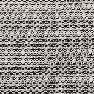 XL681 White Stretch Mesh Embroidered Net Warp Lace Fabrics