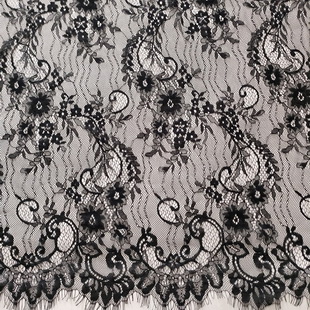 XL693 Spandex Swiss Voile Bridal French Lace Fabrics Chantilly Lace
