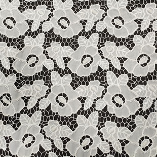 XW5295 Lace Chiffon Fabric Openwork Lace Women For Wedding Apparel