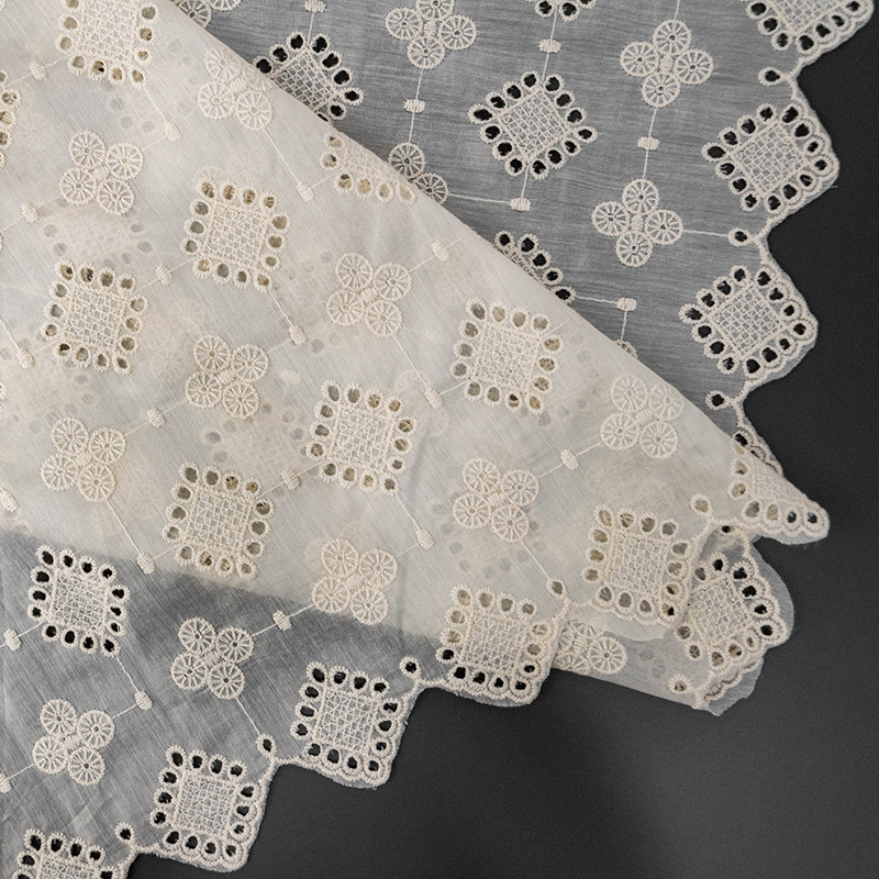 Fashionable Soft European Bridal Dress Fabric Dubai White Lace Embroidery Lace Fabric Wedding Lace XE306