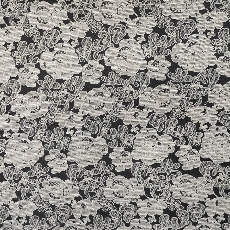Corded Embroidered Fabric Soft Tulle - XP3990