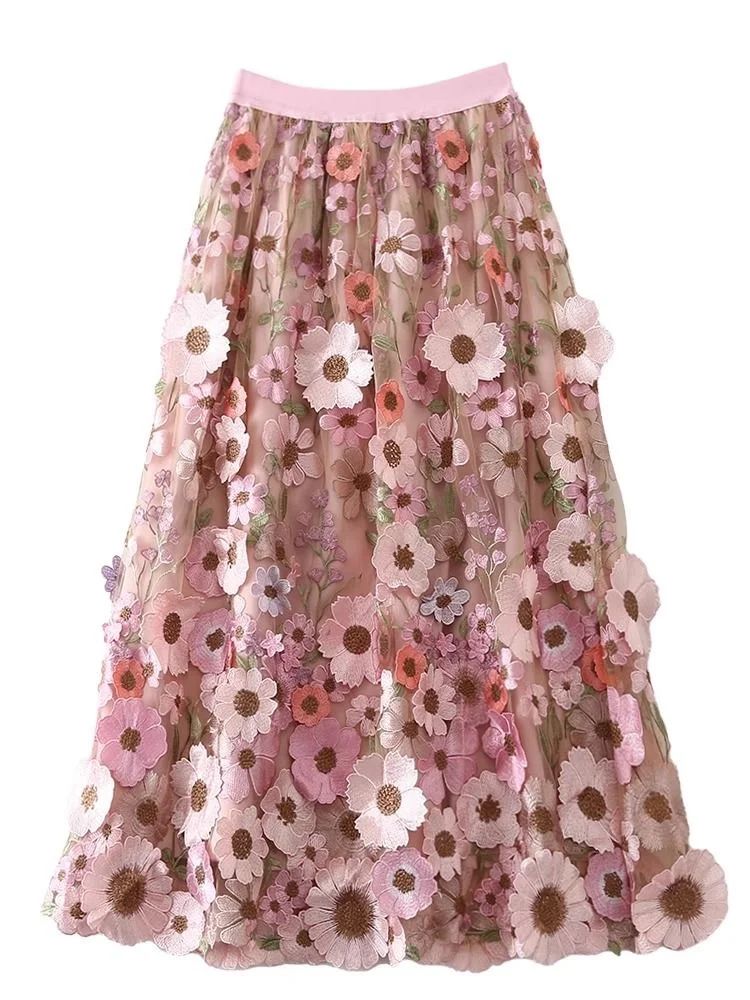 embroidered fabric dress